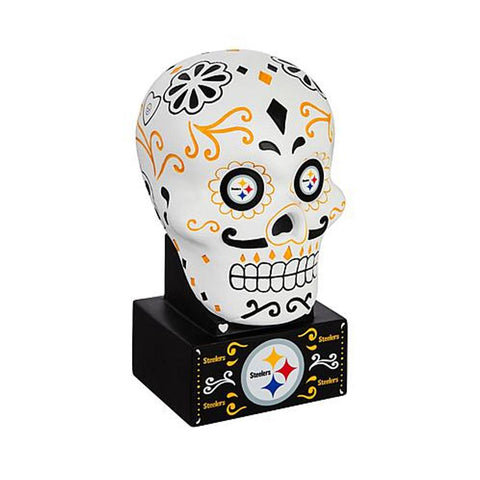 Pittsburgh Steelers Sugar Skull Statue