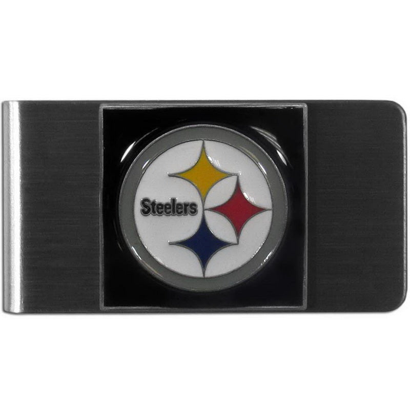 Pittsburgh Steelers Stainless Steel Money Clip - THE 4TH QUARTER