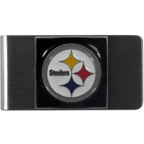 Pittsburgh Steelers Stainless Steel Money Clip