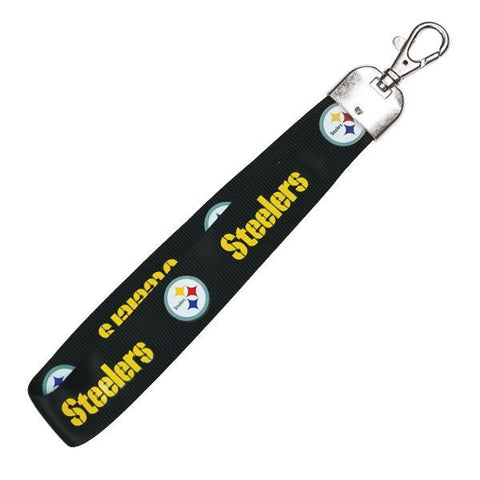 Pittsburgh Steelers Keychain Wristlet Lanyard