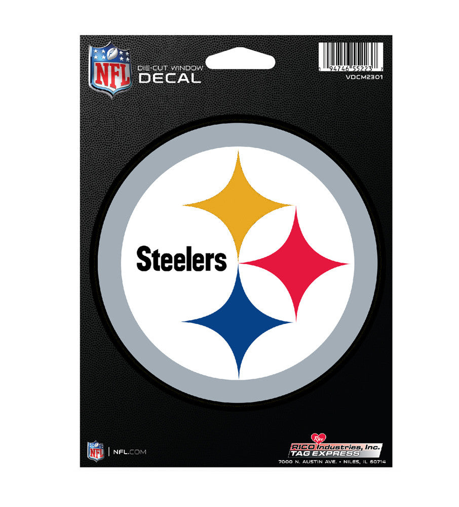 Pittsburgh Steelers Decal Medium Die Cut - THE 4TH QUARTER