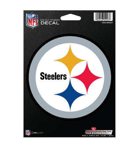 Pittsburgh Steelers Decal Medium Die Cut - THE 4TH QUARTER