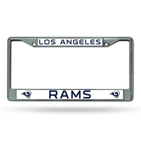 Los Angeles Rams Chrome License Plate Frame