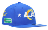 Los Angeles Rams Fitted New Era 59Fifty City Transit Cap Hat