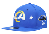 Los Angeles Rams Fitted New Era 59Fifty City Transit Cap Hat