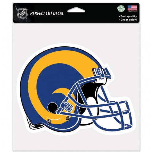 Los Angeles Rams Perfect Cut Decal 8" X 8"in Retro Logo - THE 4TH QUARTER