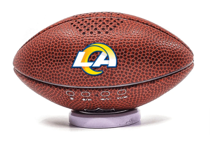 Los Angeles Rams Portable Bluetooth Nima Football Speaker - THE 4TH QUARTER