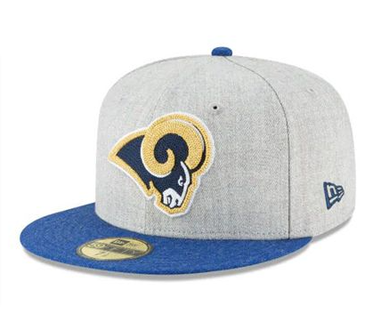 Los Angeles Rams Fitted New Era 59Fifty Heather Crisp Cap Hat