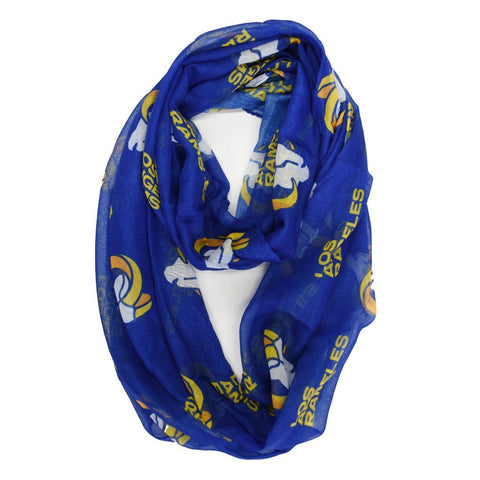 Los Angeles Rams Little Earth Productions Sheer Infinity Scarf Blue