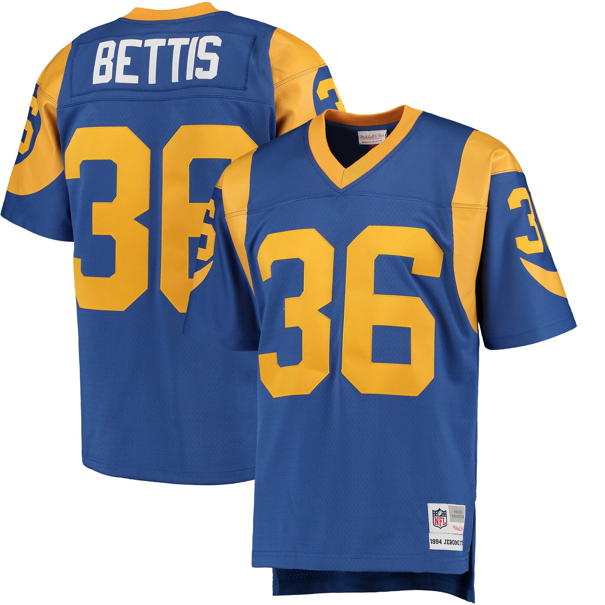Los Angeles Rams Mens Jersey Mitchell Ness 1994 Jerome Bettis THE 4TH QUARTER
