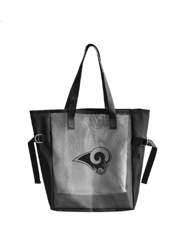 Los Angeles Rams Mesh Tailgate Tote Black - THE 4TH QUARTER