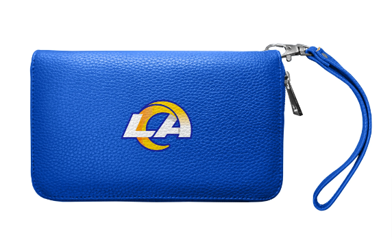 Los Angeles Rams Womens Wallet Pebble Organizer Royal - THE 4TH QUARTER