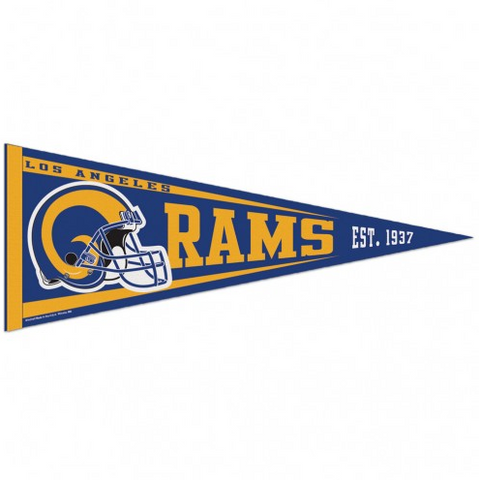 Los Angeles Rams Pennant Retro Est. 1937 Royal
