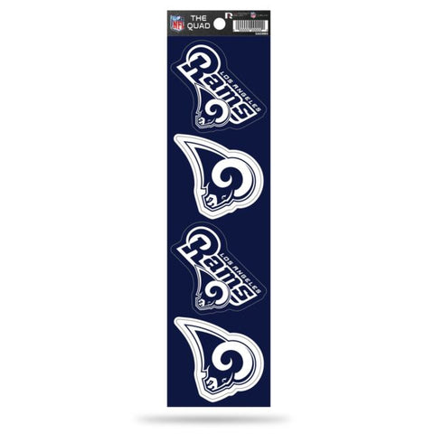 Los Angeles Rams The Quad 4-Pack Decal