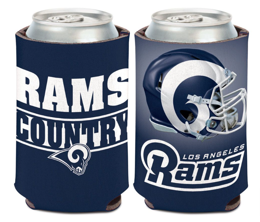 Los Angeles Rams 12oz Slogan Can Cooler Kaddy Holder - THE 4TH QUARTER