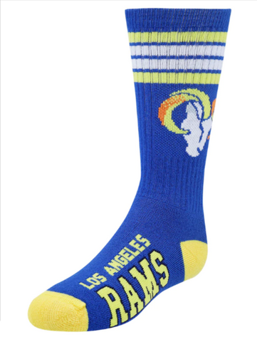 Los Angeles Rams Men’s (Large) 4-Stripe Deuce Socks