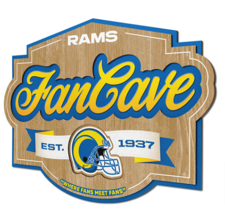 Los Angeles Rams Fan Cave Wall Sign - THE 4TH QUARTER