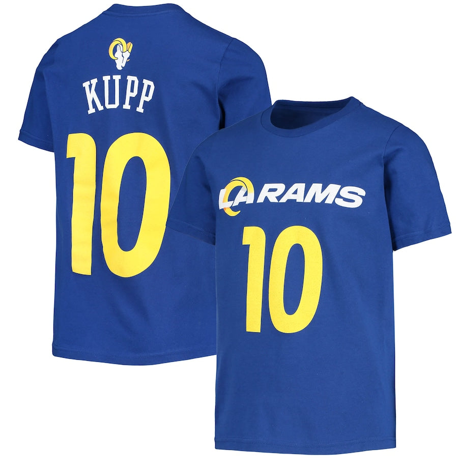 Los Angeles Rams Youth Outerstuff T-Shirt Cooper Kupp Tee Blue - THE 4TH QUARTER