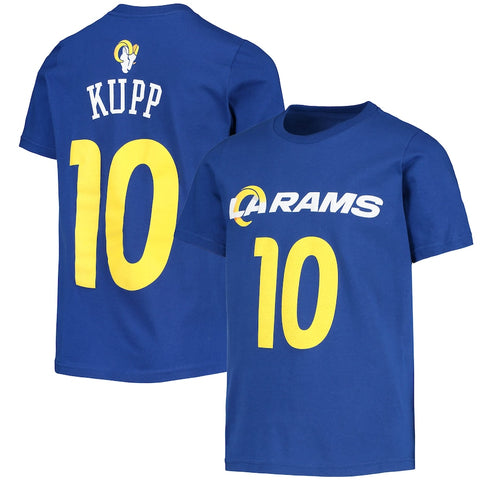 Los Angeles Rams Youth Outerstuff T-Shirt Cooper Kupp Tee Blue