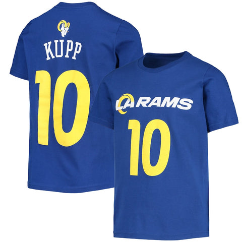 Los Angeles Rams Youth Outerstuff T-Shirt Cooper Kupp Tee Blue