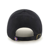 Los Angeles Lakers Strapback '47 Brand Clean Up Adjustable Cap Hat Black - THE 4TH QUARTER