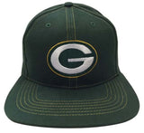 Green Bay Packers Vintage Twins Green Snapback Cap Hat - THE 4TH QUARTER