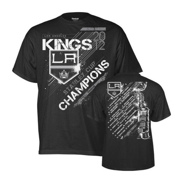 Los Angeles Kings Mens 2012 Reebok Roster T-Shirt Black – THE 4TH QUARTER
