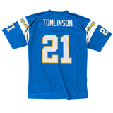 San Diego Chargers Mens Jersey Mitchell & Ness #21 2002 Ladainian Tomlinson Sky