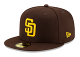 San Diego Padres Fitted New Era 59FIFTY On Field Brown Cap Hat