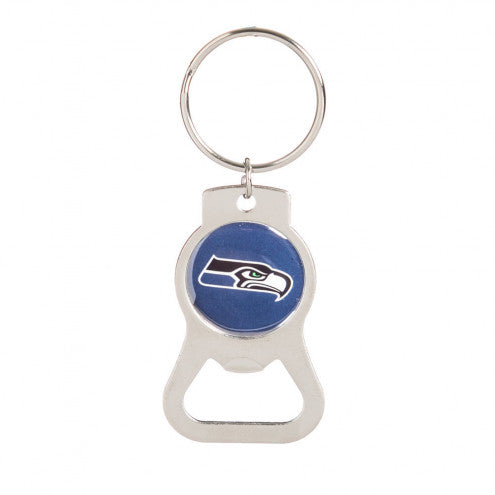 Seattle Seahawks Key Chain Bottle Opener Key Ring - THE 4TH QUARTER