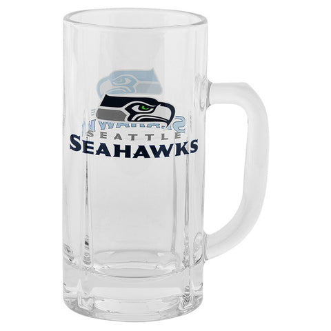 Seattle Seahawks 20oz Heavy Duty Glass Kraft Mug