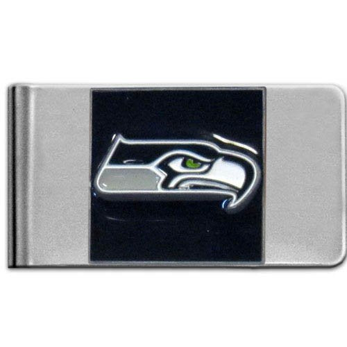 Seattle Seahawks Stainless Steel Money Clip - THE 4TH QUARTER