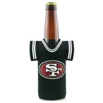 San Francisco 49ers Bottle Jersey Cooler Holder Purple - THE 4TH QUARTER