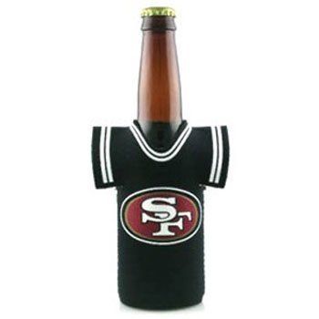 San Francisco 49ers Bottle Jersey Cooler Holder Purple