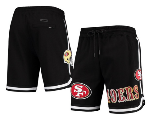San Francisco 49ers Pro Standard Chenille Shorts Black