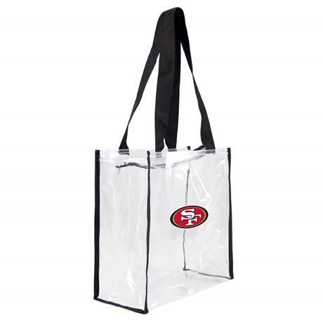 San Francisco 49ers Clear Square Stadium Tote Bag - THE 4TH QUARTER