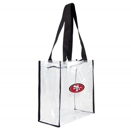 San Francisco 49ers Clear Square Stadium Tote Bag