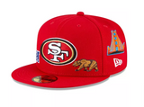 San Francisco 49ers Fitted New Era 59Fifty Icons Red Hat Cap