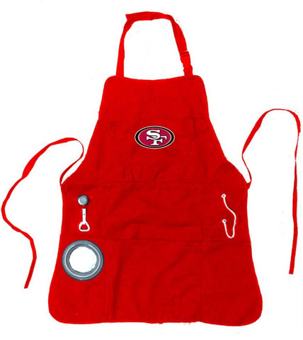 San Francisco 49ers Red Four-Pocket Apron