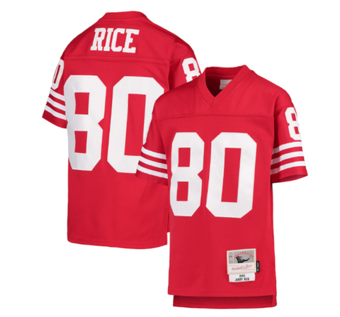 San Francisco 49ers Womens Mitchell & Ness Jerry Rice #80 1990 Legacy Retired Player Jersey