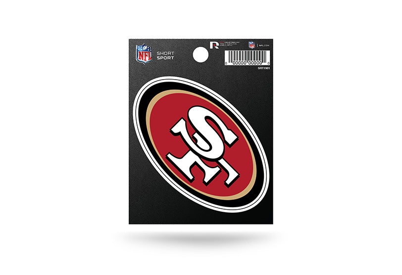 San Francisco 49ers Small Sticker Short Sport - THE 4TH QUARTER