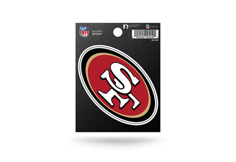 San Francisco 49ers Small Sticker Short Sport Set of 2
