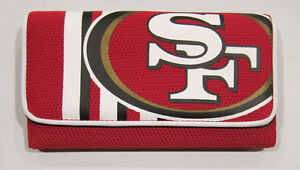 San Francisco 49ers Ladies Mesh Tri-fold Organizer Wallet - THE 4TH QUARTER