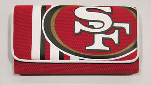 San Francisco 49ers Ladies Mesh Tri-fold Organizer Wallet