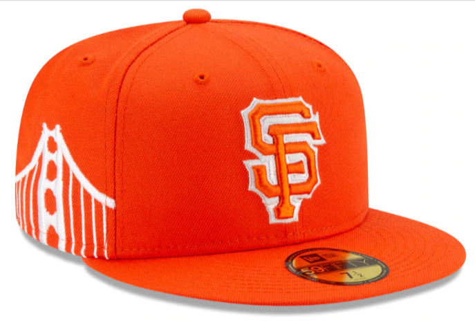 San Francisco Giants Fitted New Era 59Fifty 2021 City Connect Orange Hat Cap - THE 4TH QUARTER