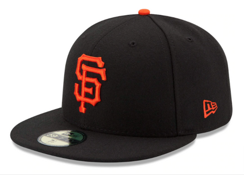 San Francisco Giants Fitted New Era 59FIFTY On Field Black Cap Hat - THE 4TH QUARTER