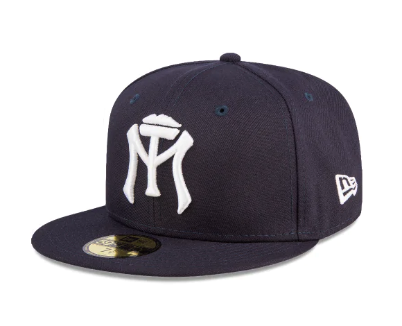 Sultanes de Monterrey Fitted New Era 59Fifty LMB Navy Hat Cap Grey UV - THE 4TH QUARTER