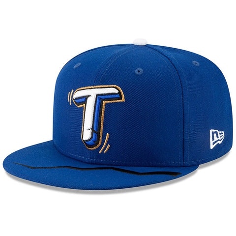Rancho Cucamonga Temblores Fitted New Era 59Fifty Blue Hat Cap