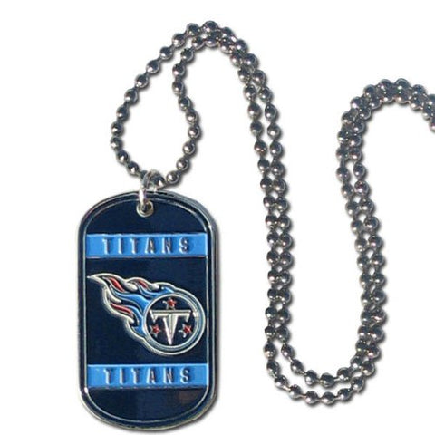 Tennessee Titans Dog Tag Necklace