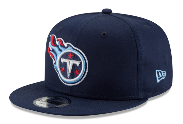 Tennessee Titans Snapback New Era 9Fifty Basic Navy Cap Hat - THE 4TH QUARTER